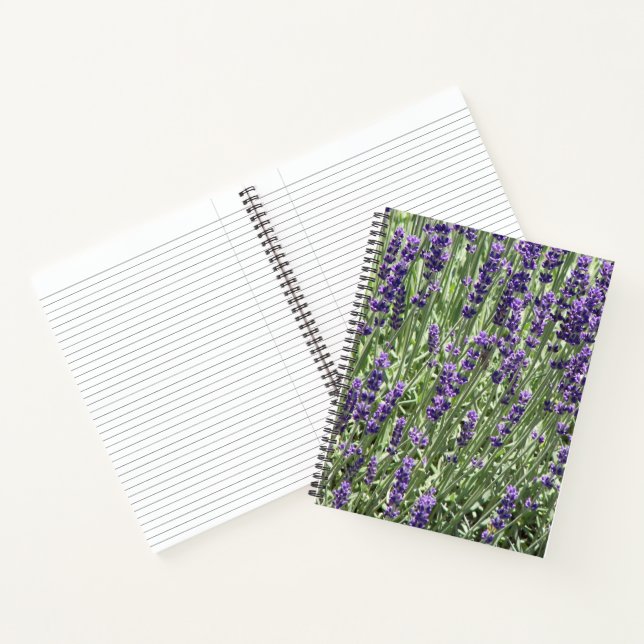 Cuaderno Flores Herbales de Lavanda Floral (Interior)