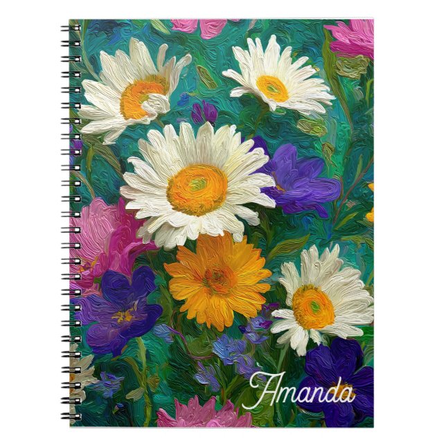 Cuaderno Flores Inspiración Vincent van Gogh (Frente)