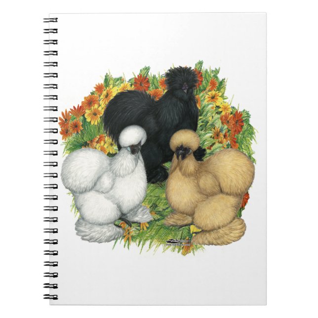 Cuaderno Flores Jardín Silkys (Frente)