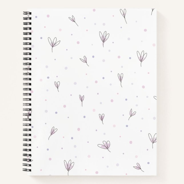 Cuaderno Flores Lilac (Anverso)