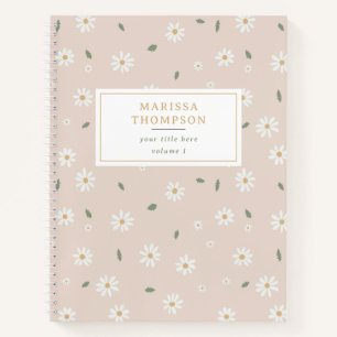 Cuaderno Flores Lindas de Margarita y Verdor