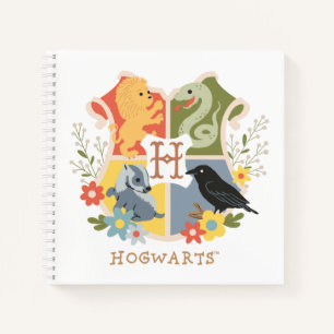 Cuaderno Flores Mágicas Escudo de HOGWARTS™