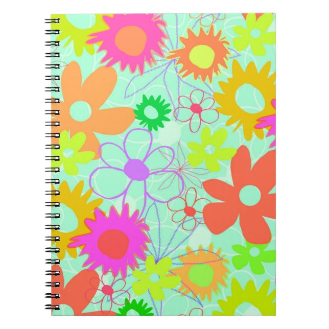 Cuaderno Flores mezcladas (Frente)