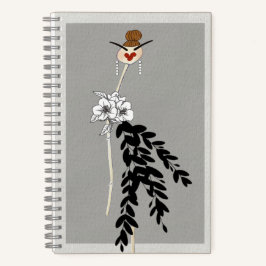 Cuaderno Flores monocromáticas