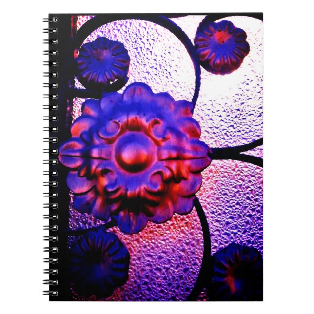 Cuaderno Flores moradas (Frente)