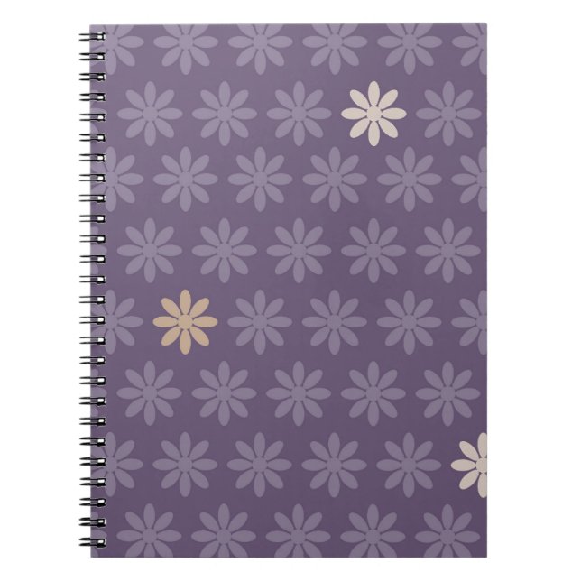Cuaderno Flores moradas (Frente)