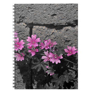 Cuaderno Flores moradas