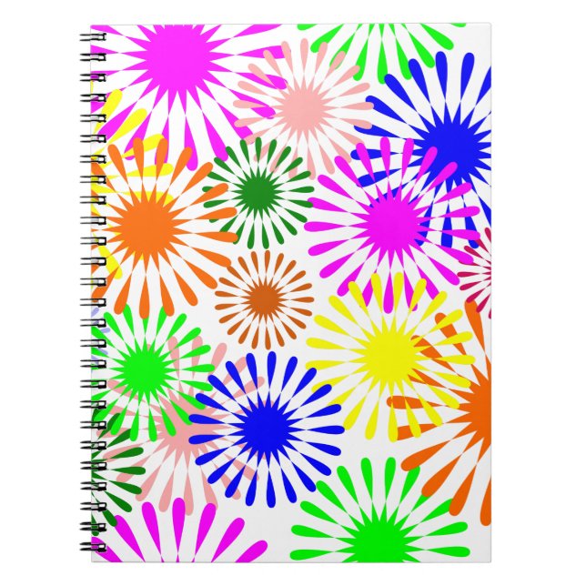 Cuaderno Flores multicolores (Frente)