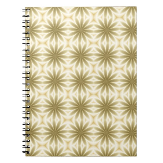 Cuaderno Flores Navidades del Resumen del Oro (Frente)