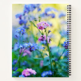 Cuaderno Flores nomeolvides