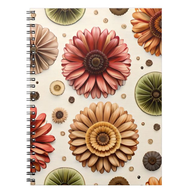 Cuaderno Flores nostálgicas (Frente)
