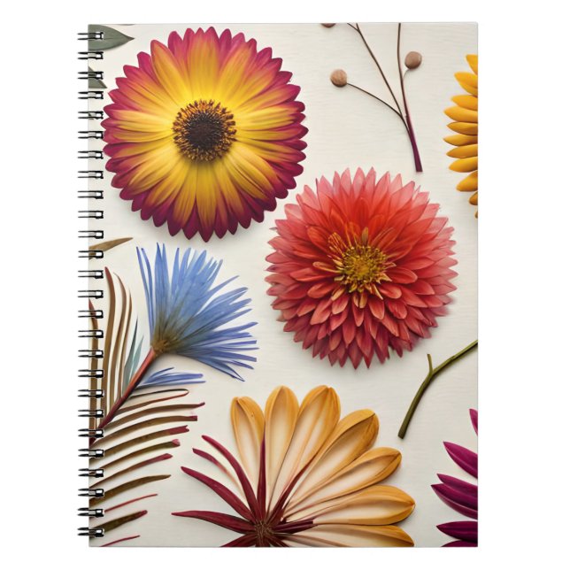 Cuaderno Flores nostálgicas III (Frente)