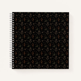Cuaderno Flores Oscuros