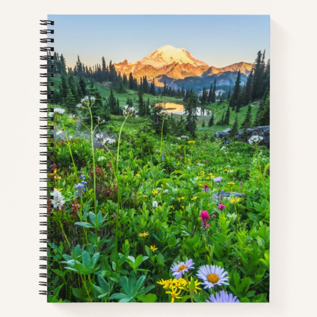 Cuaderno Flores | Parque nacional Monte Rainier (Anverso)