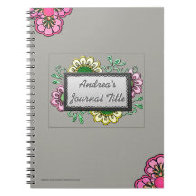 Flores pasteles en gris suave y cálido (personaliz