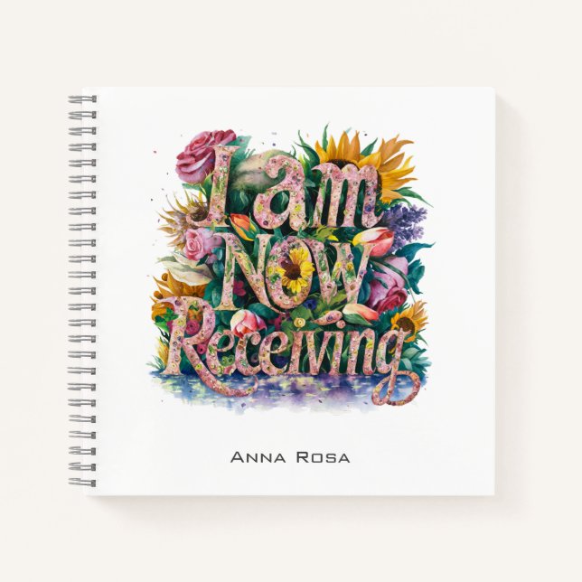 Cuaderno *~* Flores QUE AHORA RECIBO 20 manifestaciones AP8 (Anverso)