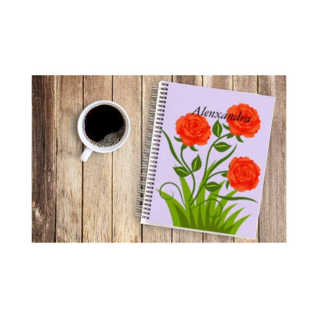 Cuaderno Flores rojas (Subido por el creador)