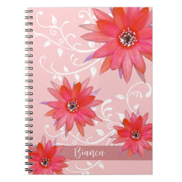 Cuaderno Flores rojas singulares Flores Ratas Ratas Ratas F