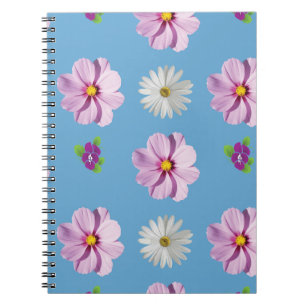 Cuaderno Flores Rosadas