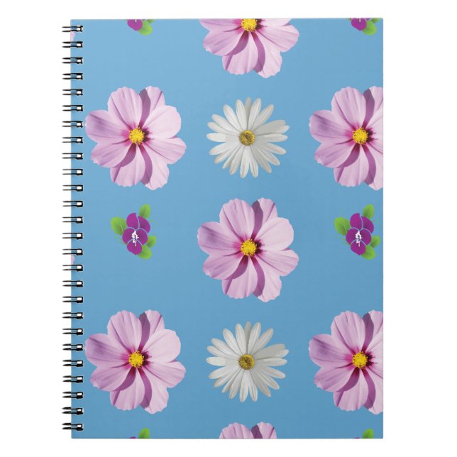 Cuaderno Flores Rosadas (Frente)