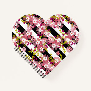 Cuaderno Flores rosadas