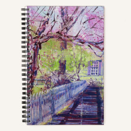 Cuaderno Flores rosadas de Cercis en Williamsburg Virginia