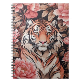 Cuaderno Flores rosadas del tigre mesmerizadoras