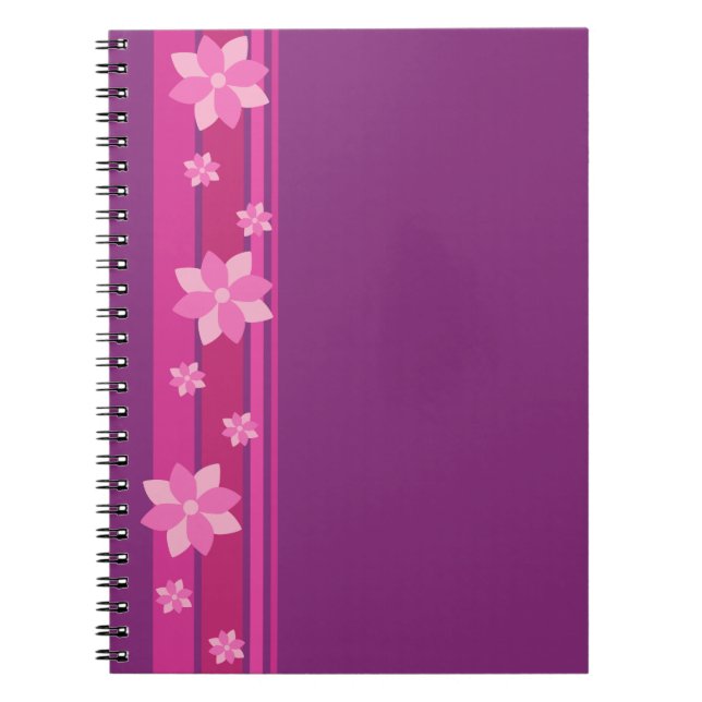 Cuaderno Flores rosas (Frente)