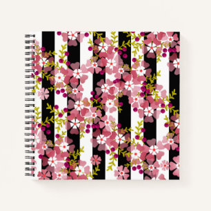 Cuaderno Flores rosas