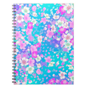 Cuaderno Flores rosas bonitos