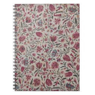 Cuaderno Flores rosas Chintz Boho Cottagecore