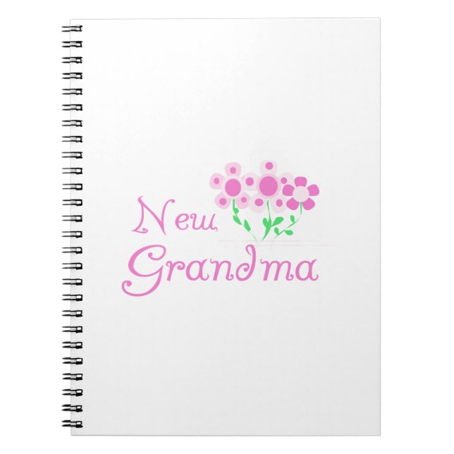 Cuaderno Flores rosas, nuevos regalos para las abuelas (Frente)