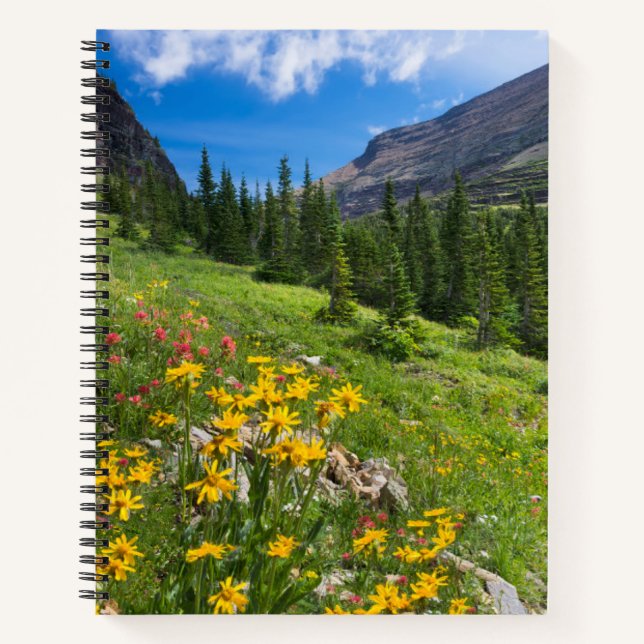 Cuaderno Flores | Ruta de las flores de Montana (Anverso)