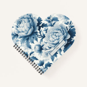 Cuaderno Flores salvajes de la Chinoserie azul