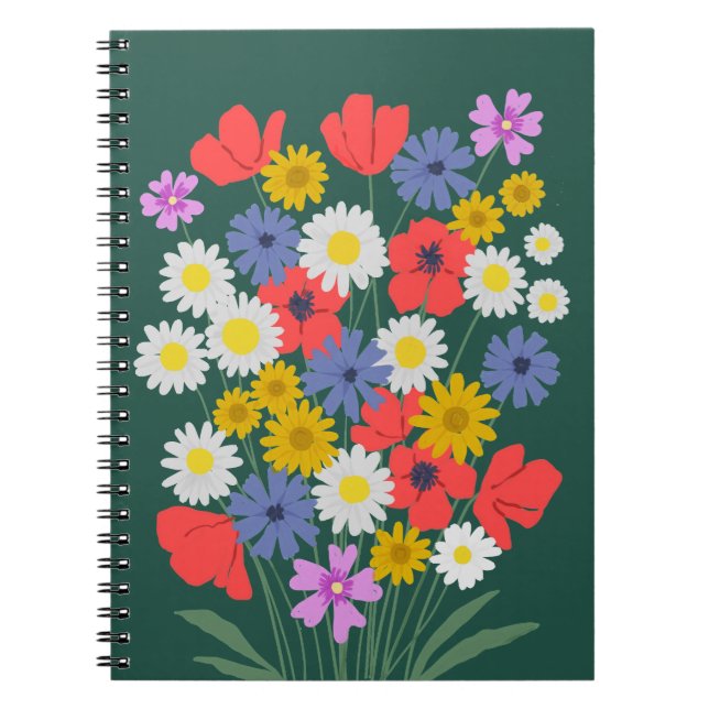Cuaderno Flores salvajes de verano (Frente)