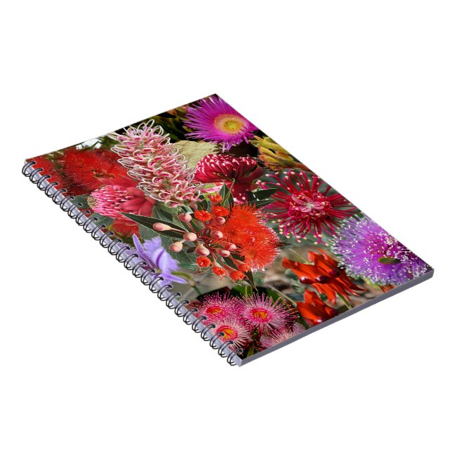 Cuaderno Flores salvajes nativas australianas (Lado Derecho)