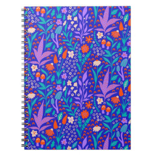 Cuaderno Flores salvajes vibrantes