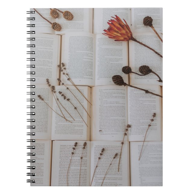 Cuaderno Flores secas en los libros (Frente)