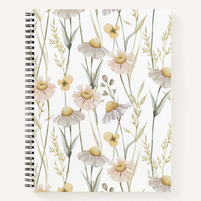Cuaderno Flores silvestres (Anverso)
