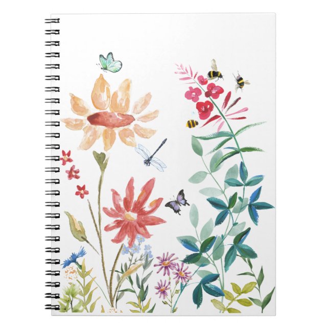 Cuaderno Flores silvestres acuáticas (Frente)