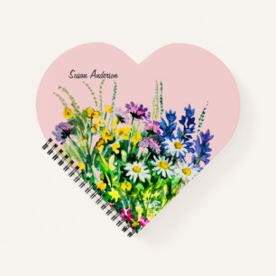Cuaderno Flores silvestres coloridas