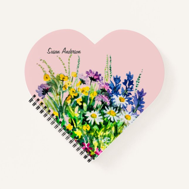 Cuaderno Flores silvestres coloridas (Anverso)