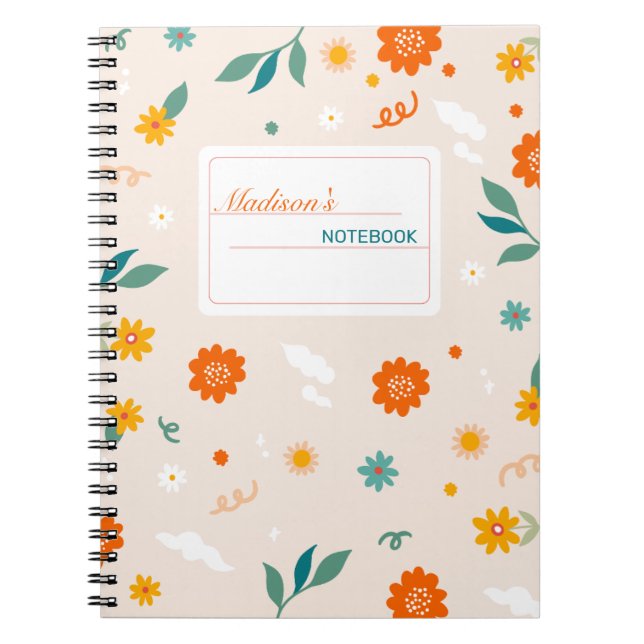 Cuaderno Flores silvestres cutáneas (Frente)
