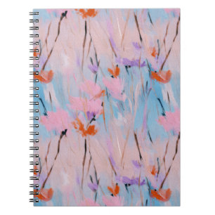Cuaderno Flores silvestres de acuarela pastel