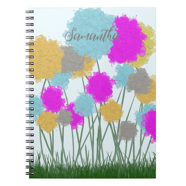 Cuaderno Flores silvestres de bonito (Frente)