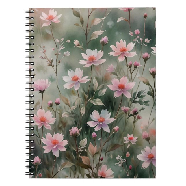 Cuaderno Flores silvestres de bonito (Frente)