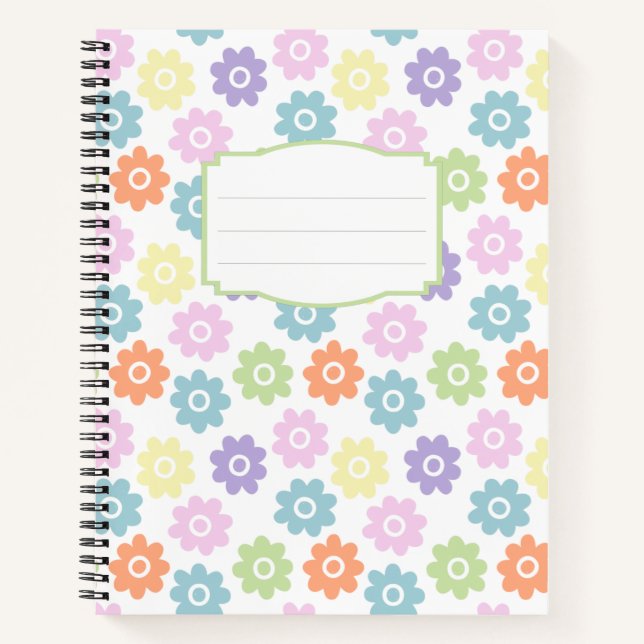 Cuaderno Flores silvestres de primavera (Anverso)