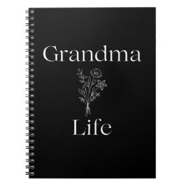 Cuaderno Flores silvestres de vida de las abuelas para port
