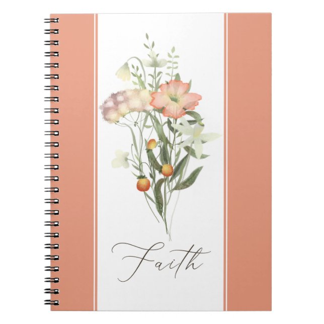 Cuaderno Flores silvestres Fe (Frente)