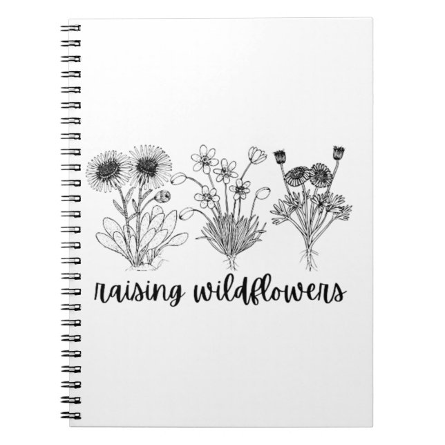 Cuaderno flores silvestres / primavera/primavera temporada  (Frente)